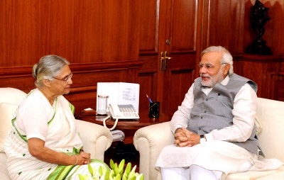 Sheila Dikshit meets PM Modi